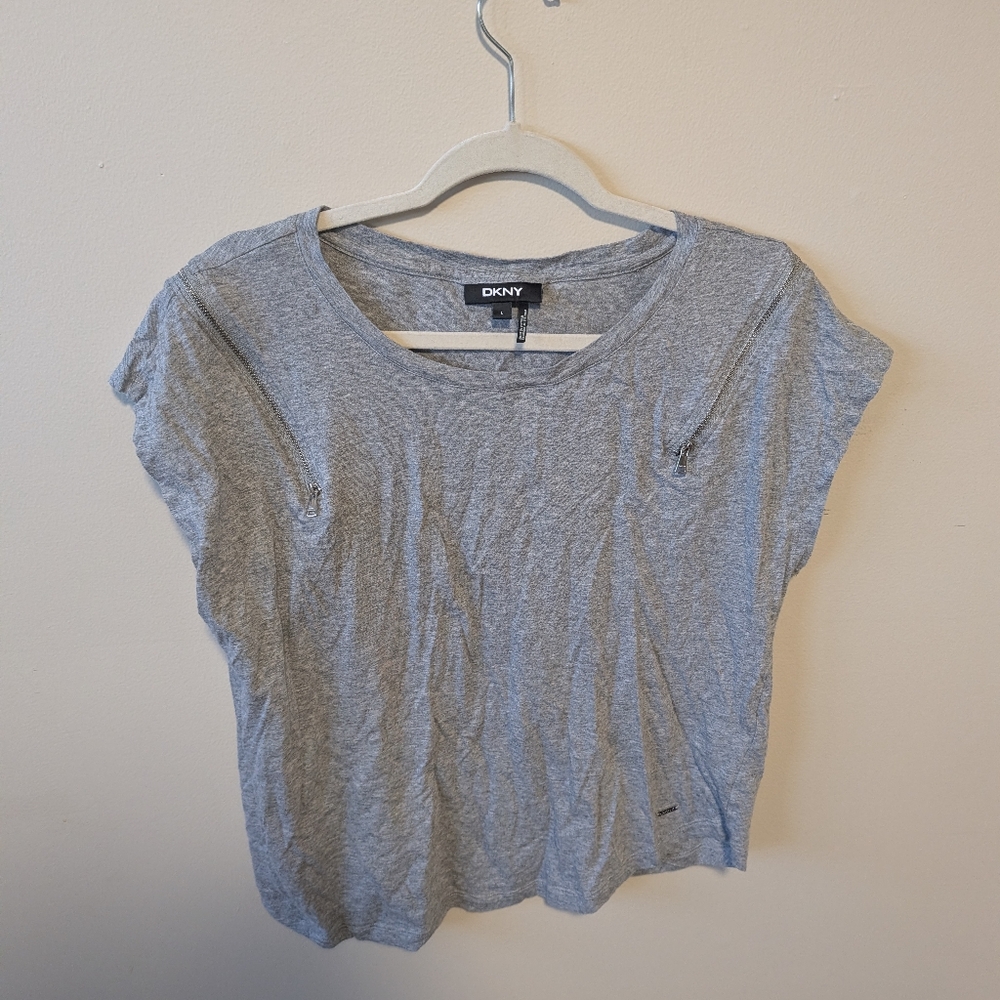 DKNY Gray Women's Top